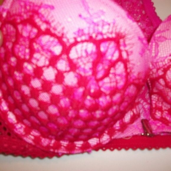 VS VERY SEXY Lace Racerback Push Up 32DDD # 449 - Picture 4 of 4